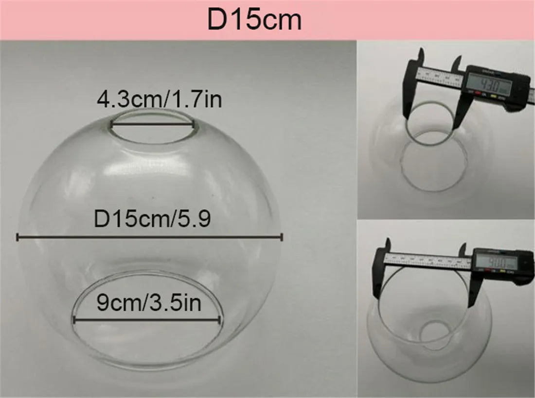 Avelena | ClearShade | Lampenschirm Transparente Lichtabdeckung
