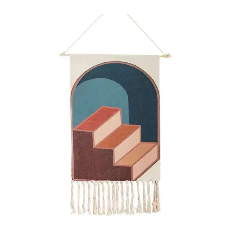 Avelena | Macrame Hängender Baumwollteppich