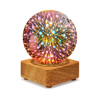 Avelena | Night Light Starry Sky Star Heart Colorful Atmosphere Multiple USB Table Desk Lamp Ball Home Bedroom Decoration Christmas Gift