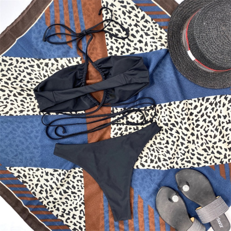 Avelena | Sexy Bandage Bikini Set Sommertrends Für 2022!