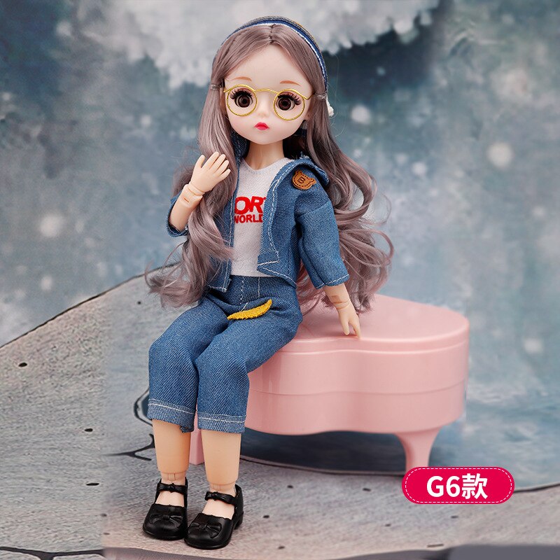 Avelena | Charmante 30Cm Bjd Puppe Winterkleid Set