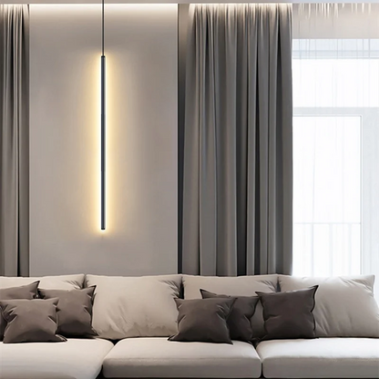 Avelena | Nordic LED Pendelleuchte: Minimalistisches Design mit kreativen Linien, perfekt für das Schlafzimmer, Essbereich