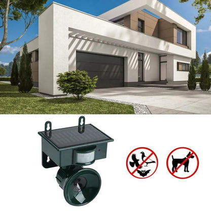 Avelena | TerraGuard – Wetterfester Solar-Vogelvertreiber mit PIR-Bewegungssensor & natürlichem Geräuschabwehrmittel