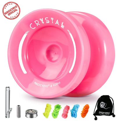 Avelena | K2 Crystal Yo-Yo - Doppelzweck Responsiv für Anfänger - Uresponsiv Lager