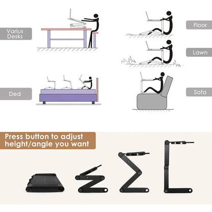 Avelena | AirDesk | Verstellbares 360° Laptopständer