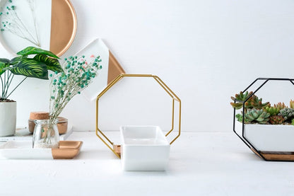 Avelena | Achteckige Wandvase
