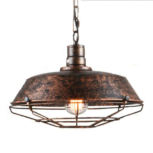 Avelena | Vintage Loft Pendelleuchte: Industrielle Retro Eisen Deckenleuchte Kronleuchter für Salon, Restaurant, Bar, Küche