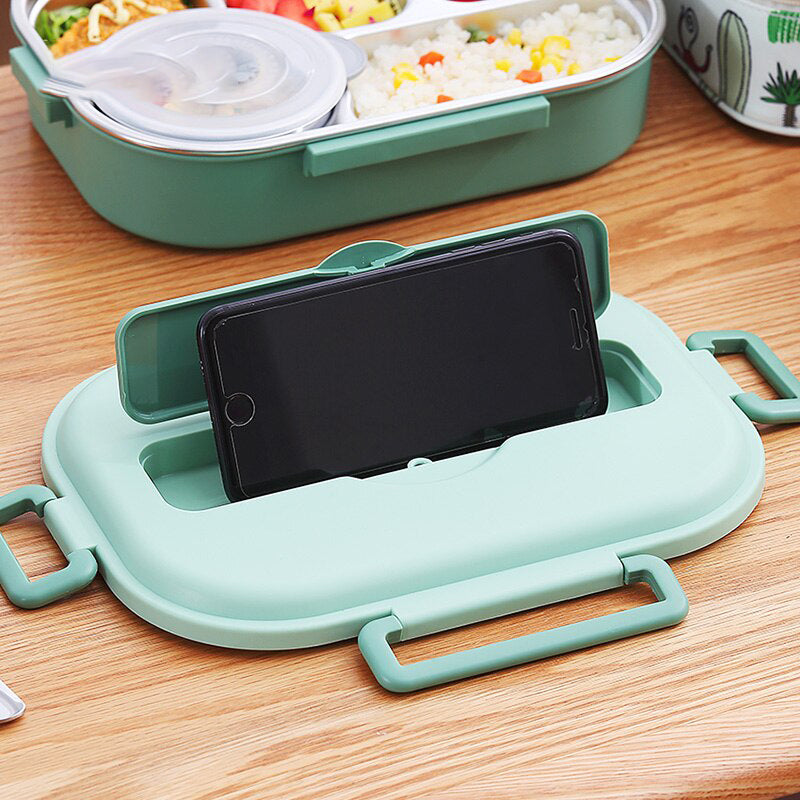 Avelena | Edelstahl Mehrfachfach Kinder Lunchbox