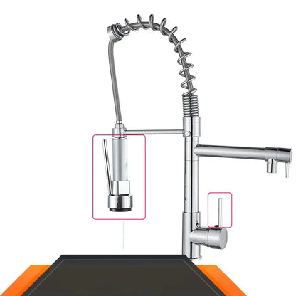 Avelena | Streamflex Ausziehbarer Küchenarmatur mit Dualauslass