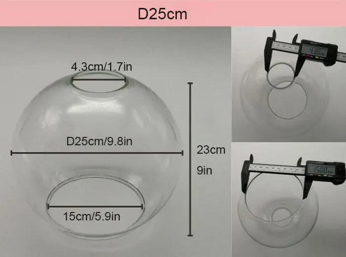 Avelena | ClearShade | Lampenschirm Transparente Lichtabdeckung