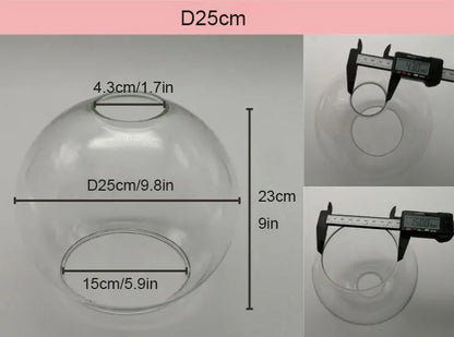 Avelena | ClearShade | Lampenschirm Transparente Lichtabdeckung