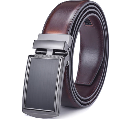 Avelena | Leder Ratschen Gürtel 3.5Cm Breit