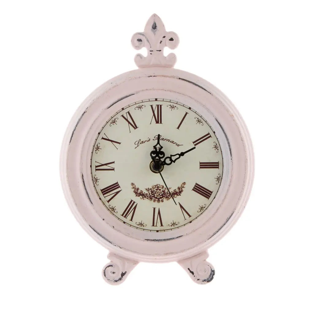 Avelena | Vintage Holzstil Tischuhr mit Alarm