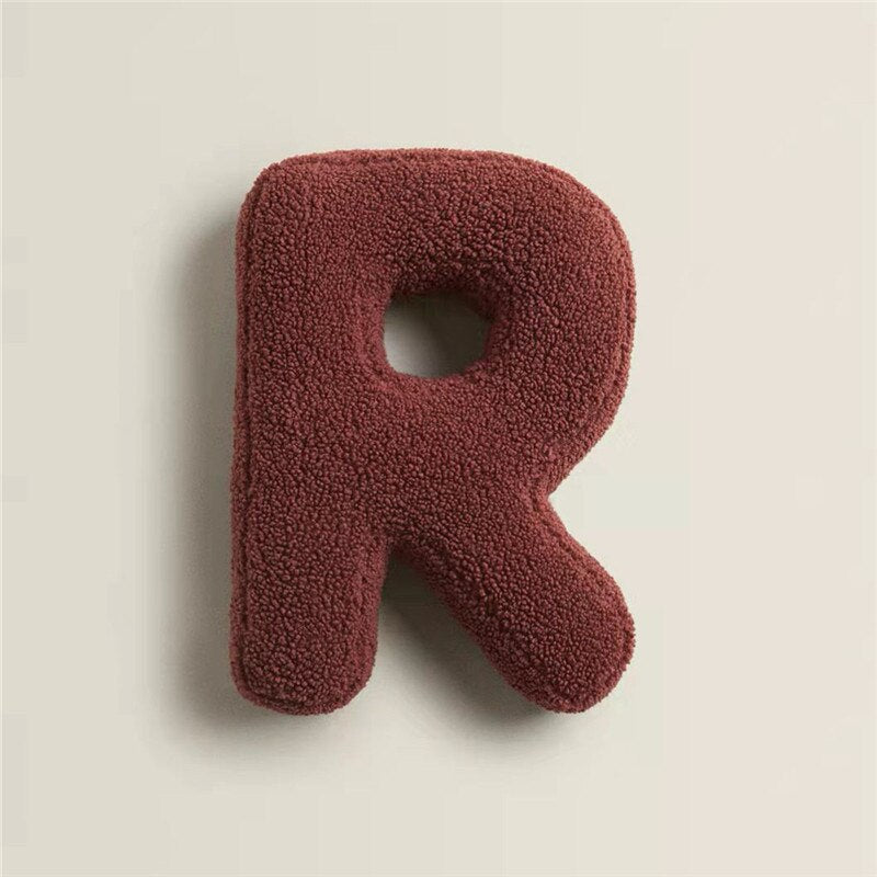 Avelena | Alphabet Letter Fleece Kissen