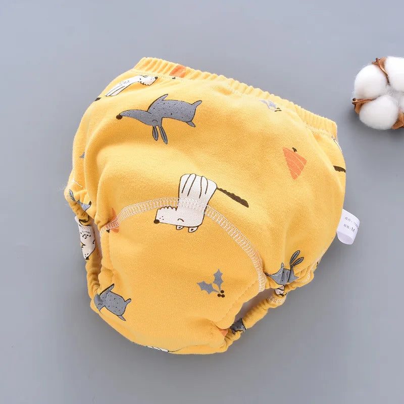 Avelena | Wiederverwendbare Trainingshosen für Babys – Bequeme Baumwollwindeln mit 6-lagigem Schutz – Töpfchentraining