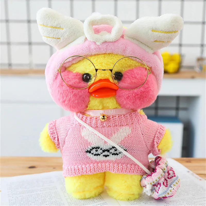 Avelena | Beholdelig 30Cm Lalafanfan Kaffeente Plusschock