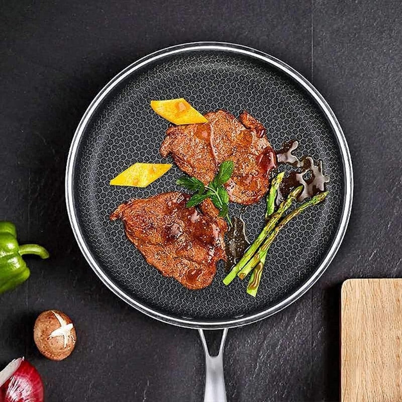 Avelena | Steelmaster Pfanne mit Pixeltechnologie
