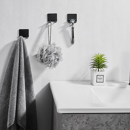 Avelena | Punchfreie Rasierhalter Aufbewahrungshaken (1/2/3 Stück) - Wandmontierter Männer Rasierer Regal für das Badezimmer