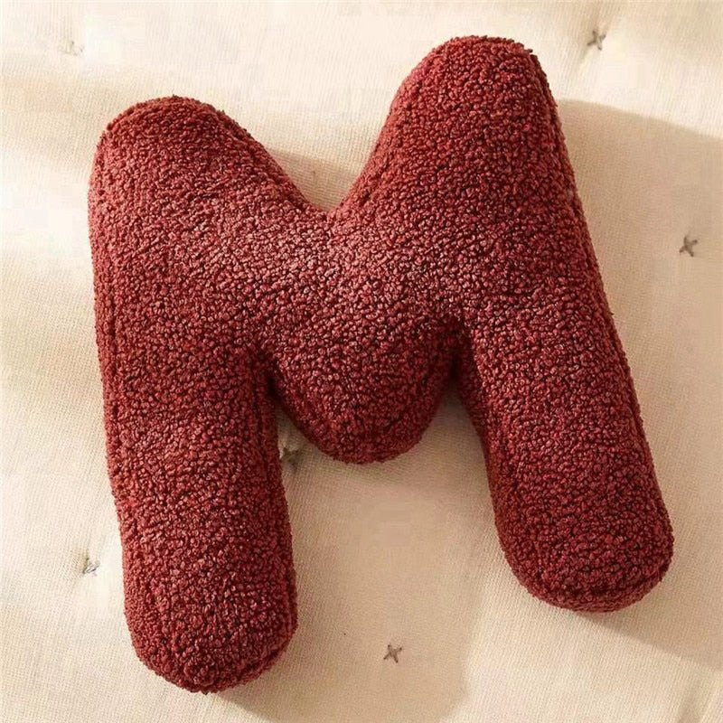 Avelena | Alphabet Letter Fleece Kissen