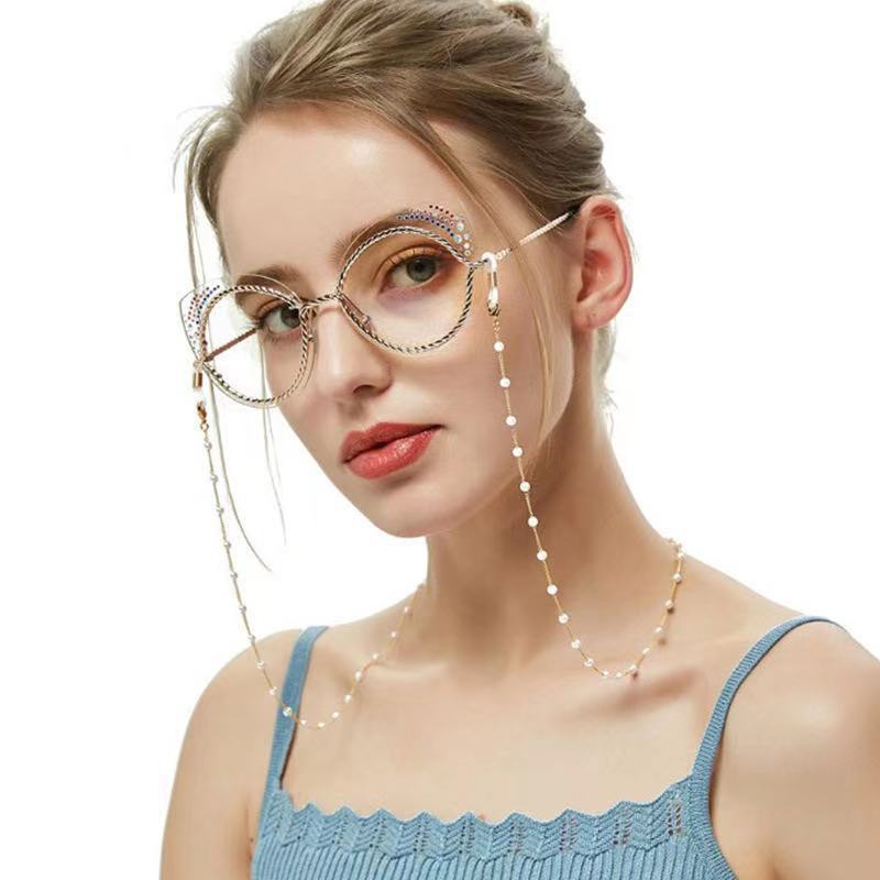 Avelena | Perlen Sonnenbrillen Kette Brillen Halter