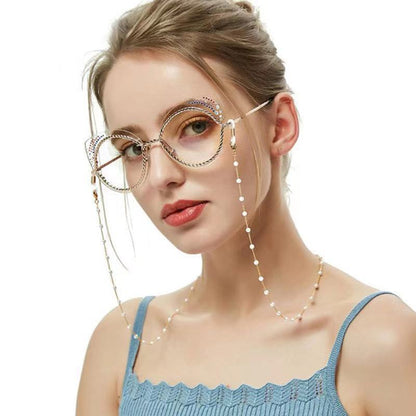 Avelena | Perlen Sonnenbrillen Kette Brillen Halter