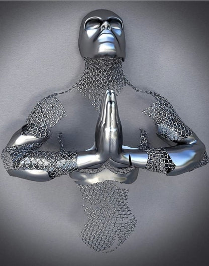 Avelena | Metallfigur Statues Stile Abstraktes Leinwandgemälde Paare Wandkunst Liebes-Skulptur Poster Druck Wohnkultur Wohnzimmer Geschenke