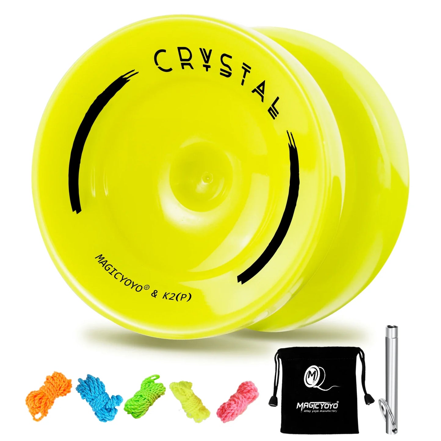Avelena | K2 Crystal Yo-Yo - Doppelzweck Responsiv für Anfänger - Uresponsiv Lager