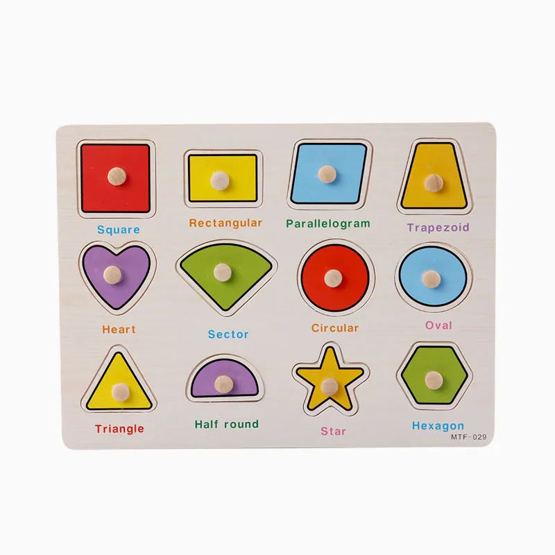 Avelena | Montessori Baum Puzzle Griffe Brett Spielsachen