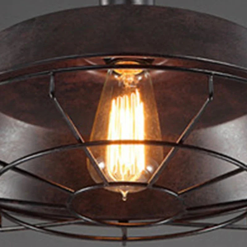Avelena | Vintage Loft Pendelleuchte: Industrielle Retro Eisen Deckenleuchte Kronleuchter für Salon, Restaurant, Bar, Küche