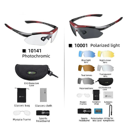 Avelena | Foto-Kromatische Fahrrad-Polalisierte Sonnenbrille Uv400