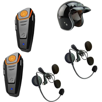 Avelena | Wasserdichtes Bluetooth-Motorrad-Intercom mit FM & 1000M Reichweite – RoadLink
