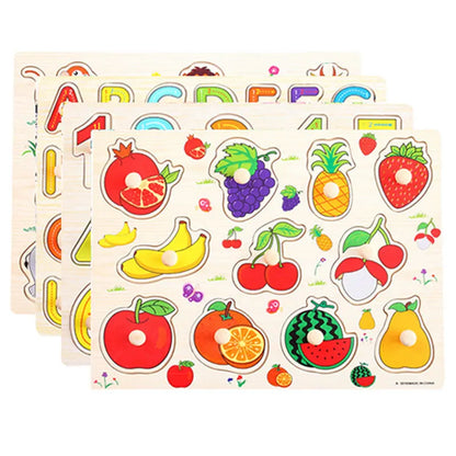 Avelena | Montessori Baum Puzzle Griffe Brett Spielsachen