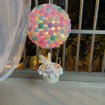 Avelena | DIY Heißluftballon-förmige fliegende Tiere Nachtlampe