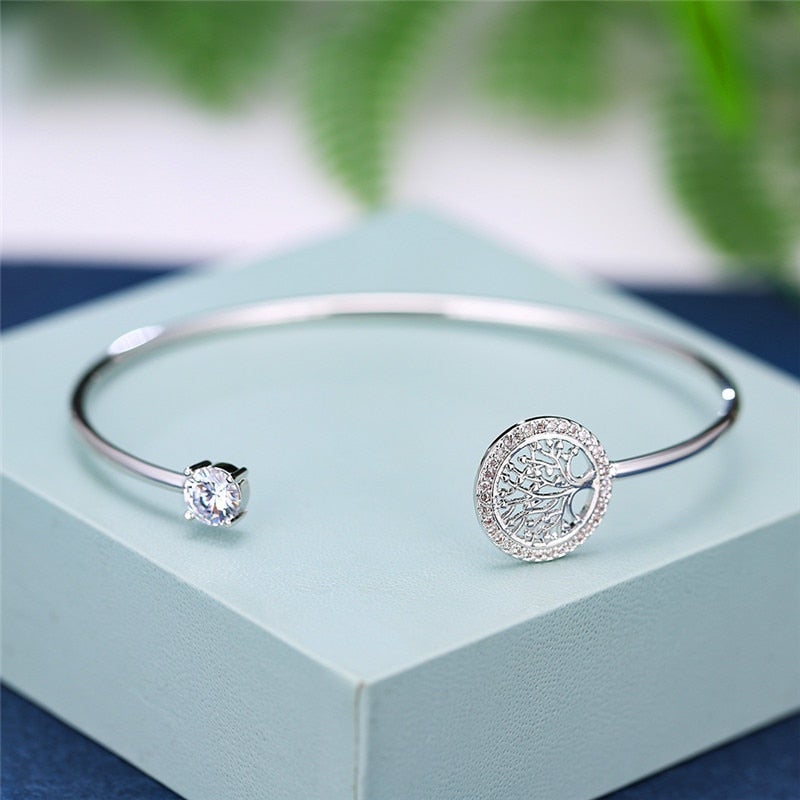 Avelena | Verstellbares Lebensbaum Armband Elowen