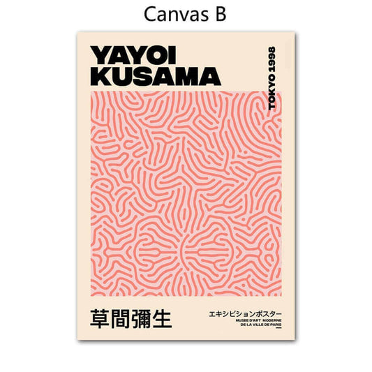 Avelena | Yayoi Kusama Abstrakt Premium Poster