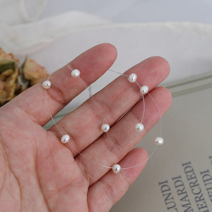 Avelena | Perlen Choker Halskette für Frauen
