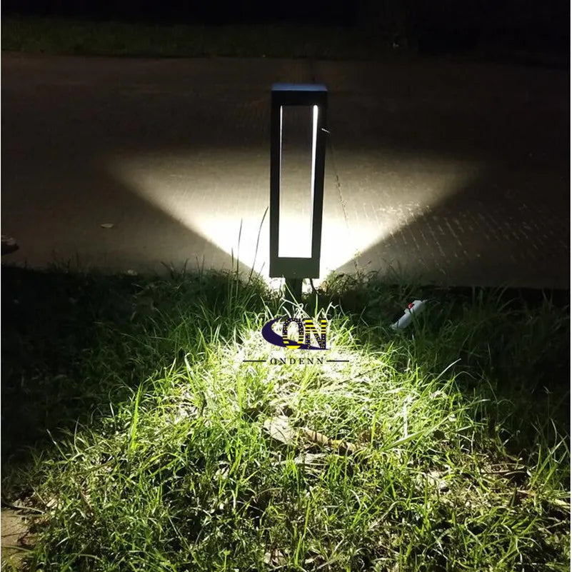 Avelena | 15W LED Gartenlicht: Aluminium-Pfostenlampe für Außenhof, Villa Landschaftsbeleuchtung