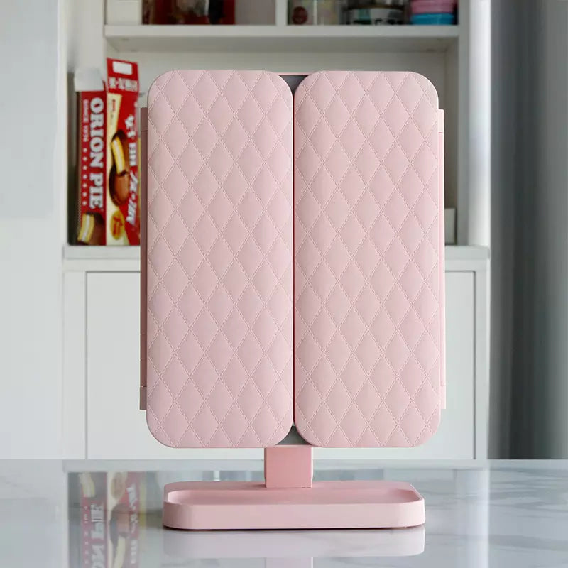 Avelena | Vanity Mirror Trifold Make-Up Spiegel mit Dreifarbiger Led-Beleuchtung