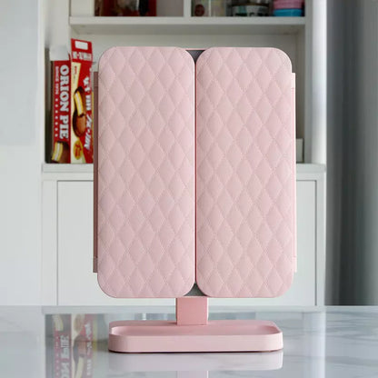 Avelena | Vanity Mirror Trifold Make-Up Spiegel mit Dreifarbiger Led-Beleuchtung