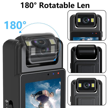 Avelena | VisionPro | HD-Körperkamera mit 128GB Speichermöglichkeit