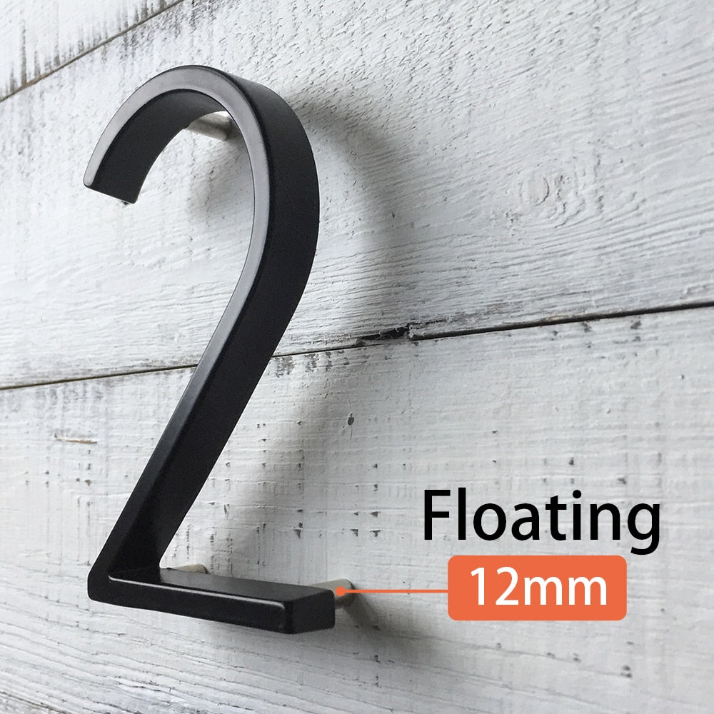 Avelena | Große moderne Metallhausnummer Adresszubehör