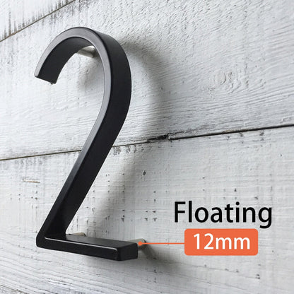 Avelena | Große moderne Metallhausnummer Adresszubehör