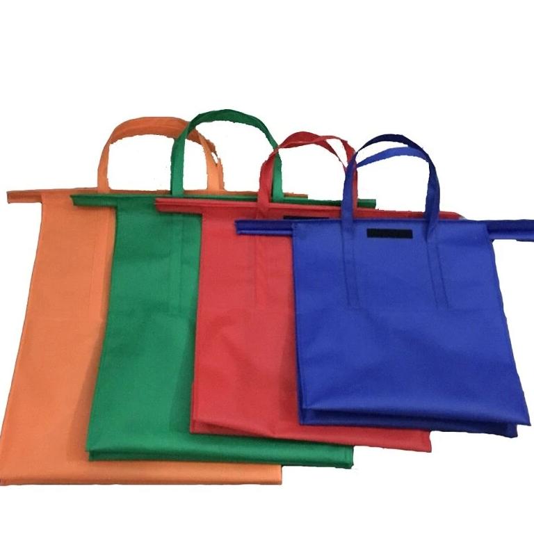 Avelena | EcoSmart Einkaufswagen Tasche Set (4 Stück) | Wiederverwendbares Lebensmittel-Organisator-System