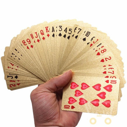 Avelena | 24K Vergoldete Spielkarte mit Holzbox