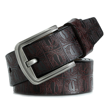 Avelena | Luxus Leder Cowboy Gürtel für Männer