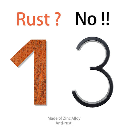 Avelena | Große moderne Metallhausnummer Adresszubehör