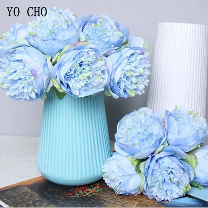 Avelena | Große Pfingstrose Seidenblumenstrauß Set