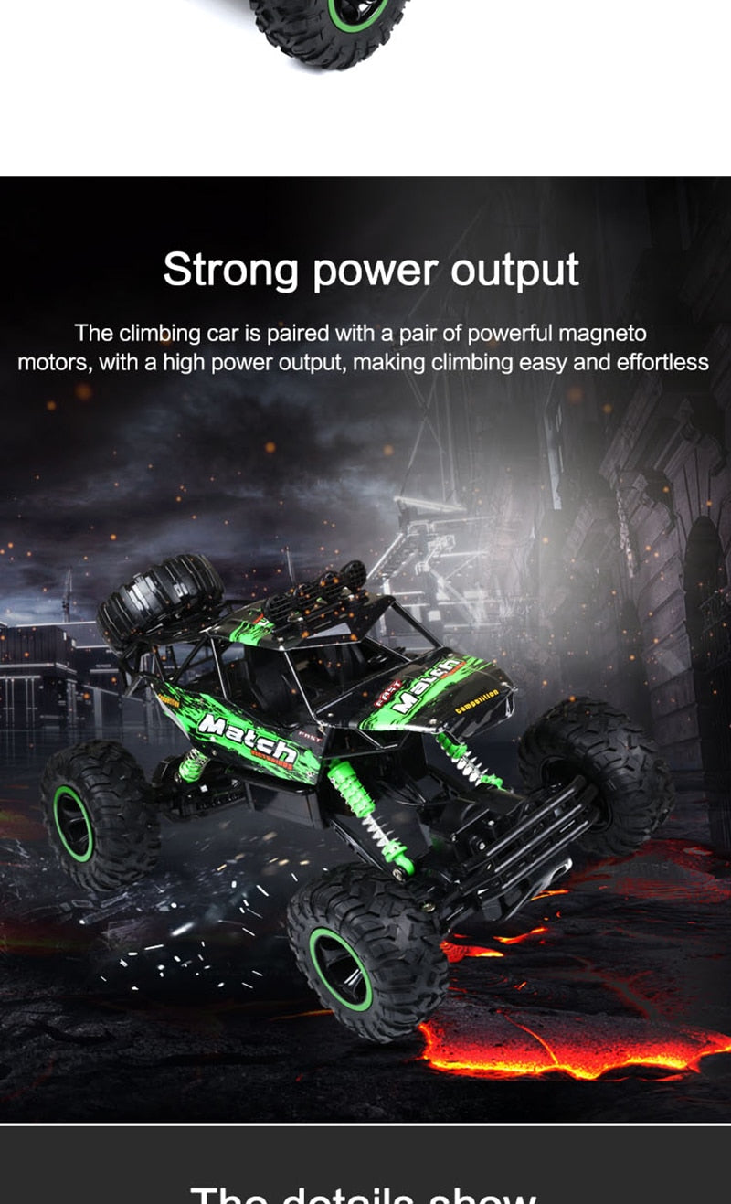 Avelena | Fernbedienungsauto 4x4 Rock Crawler Monster Truck