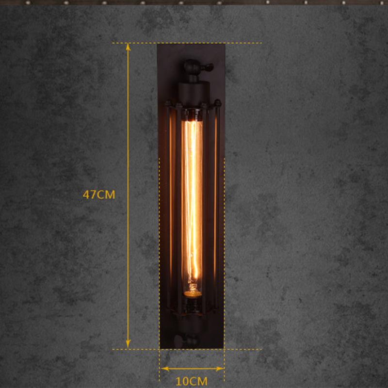 Avelena | Industrielle Flöten Wandlampe