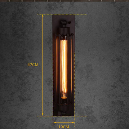 Avelena | Industrielle Flöten Wandlampe